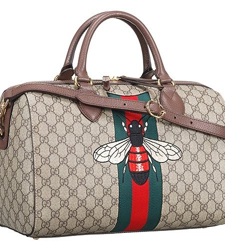 Gucci Web Animalier Boston Bag 18927469