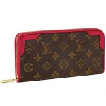 Louis Vuitton Zippy Wallet Retiro Wallet Red