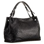 Bottega Veneta Intrecciato Hobo Nero Bag