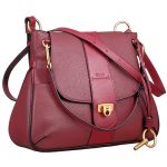 Chloe Lexa Crossbody Bag Dark Red  18927446