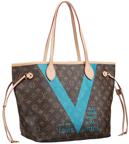 Louis Vuitton Neverfull Monogram V Turquise