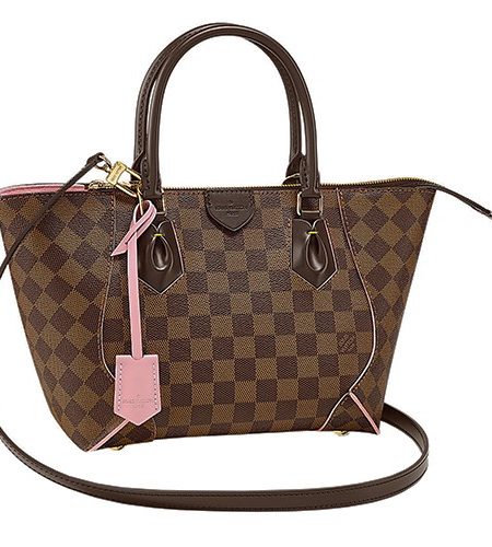 Louis Vuitton Caissa Tote PM Damier Ebene Canvas Pink