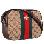 Gucci Bee Detail GG Canvas Bag