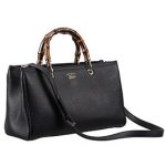 Gucci Bamboo Shopper Black Candy Medium Tote