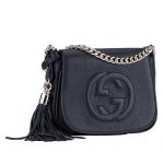Gucci Soho Mini Shoulder Strap Bag Black