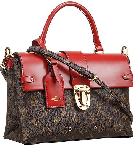 Louis Vuitton Monogram Canvas One Handle Bag Red 18927439