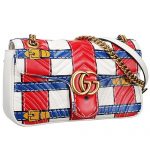 Gucci GG Marmont Trompe L'oeil Small Shoulder  Bag 18927493