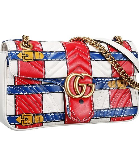 Gucci GG Marmont Trompe L'oeil Small Shoulder  Bag 18927493