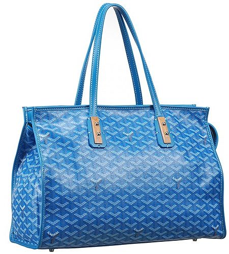 Goyard Sac Marquises Zippered Light Blue Tote Bag 18927356