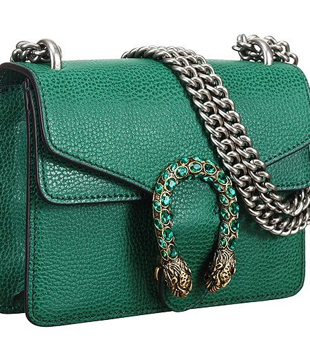 Gucci Dionysus Green Leather Mini Bag 18927483