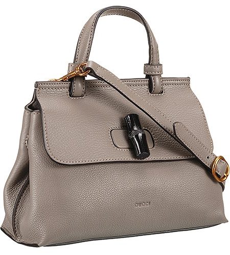 Gucci Bamboo Daily Small Bag Grey