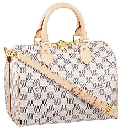 Louis Vuitton Damier Azur Speedy 25 with Shoulder Strap