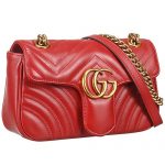 Gucci GG Marmont Matelasse Mini Red Bag 18927208