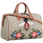 Gucci Boston Bag Garden Souvenir Bee And Flower Detail  18927473