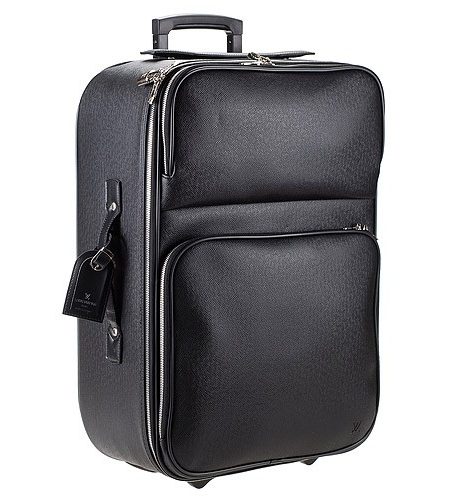 Louis Vuitton Pegase 55 Business Taiga Leather Black