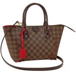 Louis Vuitton Caissa Tote PM Damier Ebene Canvas Red