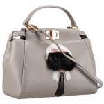 Fendi Peekaboo Karlito Capsule Detail Grey Bag
