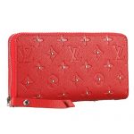 Louis Vuitton Empreinte Zippy Wallet With Studs Red