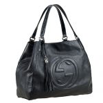 Gucci Soho Medium Shoulder Bag Dark Black