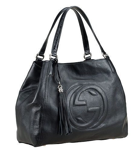 Gucci Soho Medium Shoulder Bag Dark Black