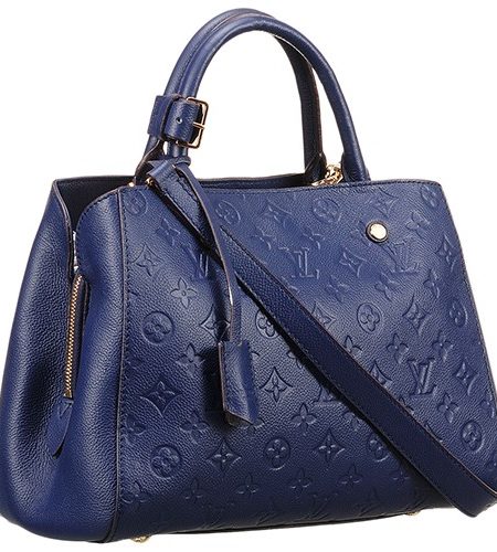 Louis Vuitton Montaigne Empreinte BB Dark Blue 607867