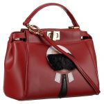 Fendi Peekaboo Karlito Capsule Detail Red Bag
