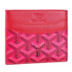 Goyard Fuchsia Card Holder 18926606