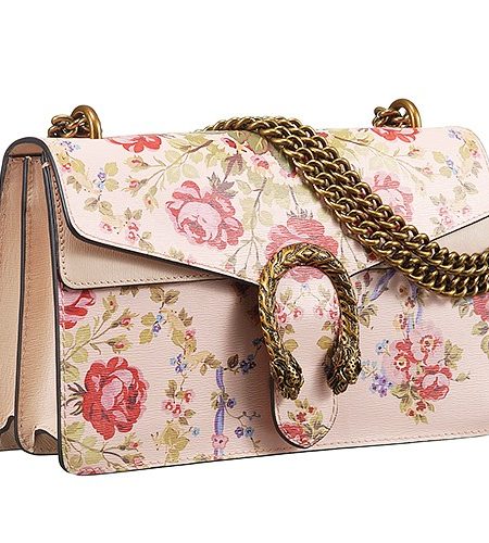 Gucci Dionysus Blooms Shoulder Beige Leather Bag 18927166