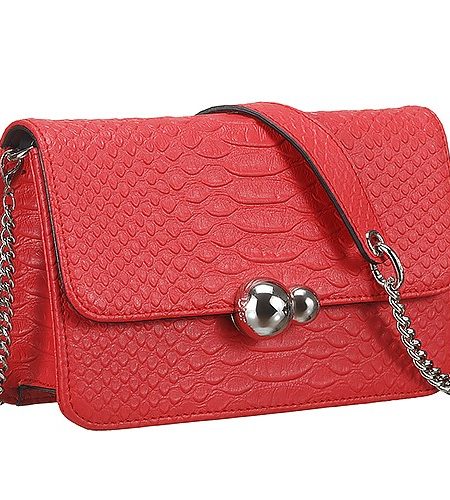 Dior Small Flap Red Python Bag 18927159
