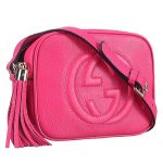 Gucci Soho Disco Shoulder Strap Bag Fuchsia