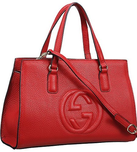 Gucci Soho Red Leather Top Handle Bag 18927120