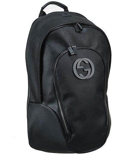 Gucci Supreme Interlocking G Logo Black Canvas Backpack  18927164