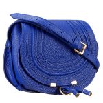 Chloe Marcie Flap Small Shoulder Bag Blue