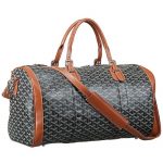 Goyard Croisiere Travel Black And Tan Leather Trim Bag 18927360