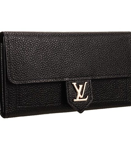 Louis Vuitton Lockme Wallet Black