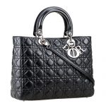 Dior Medium  Lady Cannage Bag Black