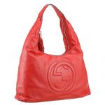 Gucci Soho Large Hobo with Embossed Interlocking G Red