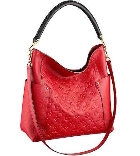 Louis Vuitton Bagatelle Empreinte Red Bag