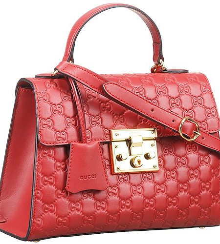 Gucci Signature Padlock Top Handle Red Bag 18927508