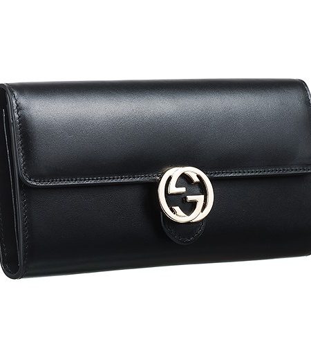 Gucci GG Marmont Continental Black Leather Wallet 18927209