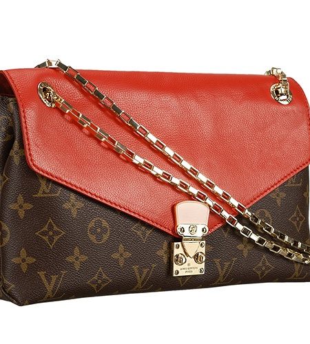 Louis Vuitton Pallas Chain Bag Red 608251