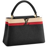 Louis Vuitton Capucines MM Black Red Beige Bag 18927324