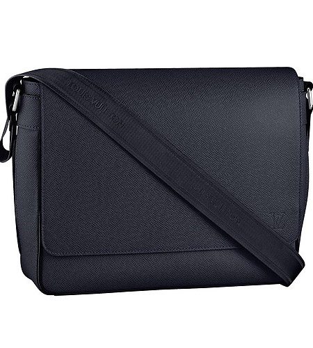 Louis Vuitton Roman MM Taiga Leather Black