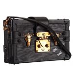 Louis Vuitton Petite Malle Epi Leather Black Bag