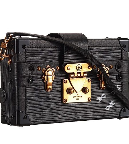 Louis Vuitton Petite Malle Epi Leather Black Bag