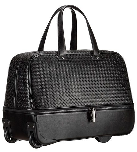 Bottega Veneta Black Wheeled Carry-on 18926964