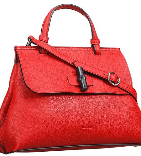 Gucci Bamboo Daily Medium Bag Red 18927465