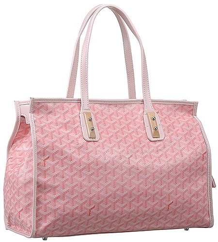 Goyard Sac Marquises Zippered Pink Tote Bag 18927357