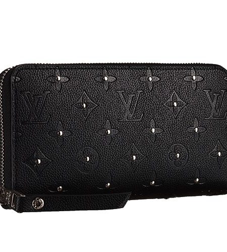Louis Vuitton Empreinte Zippy Wallet With Studs Black