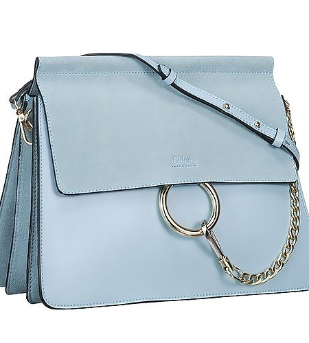 Chloe Faye Blue Shoulder Bag 18927443